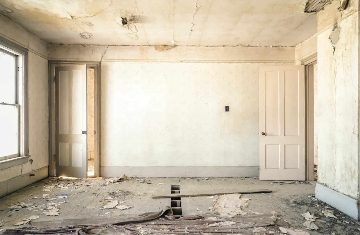 Waste disposal crew managing a cleanout project in New Freedom